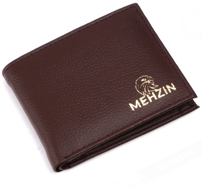 MEHZIN Men Formal Brown Artificial Leather Wallet(5 Card Slots)