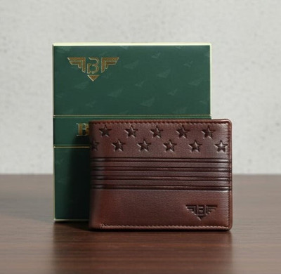 Bounty Craze Men Casual, Trendy, Evening/Party Brown Genuine Leather Wallet(5 Card Slots)