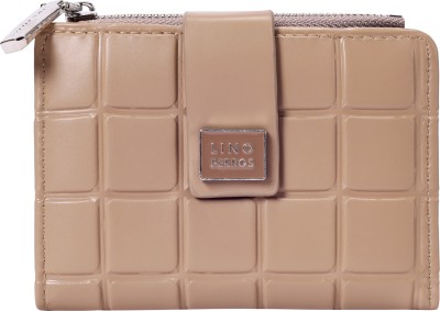 LINO PERROS Women Casual Beige Artificial Leather Wallet(4 Card Slots)