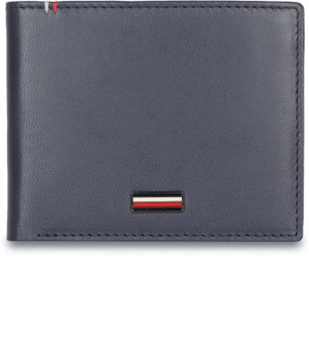 TOMMY HILFIGER Men Casual, Formal Blue Genuine Leather Wallet(8 Card Slots)