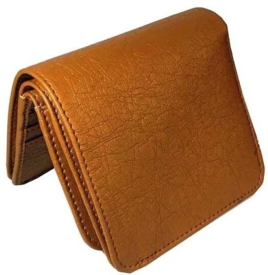 Zain enterprises Men Formal Tan Artificial Leather Wallet(10 Card Slots)