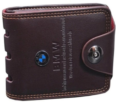 SAMM Men Brown Artificial Leather Wallet(1 Card Slot)