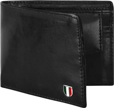ilw Men Formal, Casual Black Artificial Leather Wallet(3 Card Slots)
