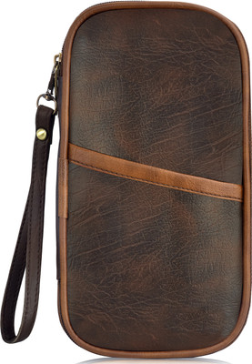 HVH WORLD Men & Women Travel Brown, Tan Artificial Leather Wallet(9 Card Slots)