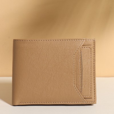 METRONAUT Men Casual, Formal Beige Artificial Leather Wallet(5 Card Slots)