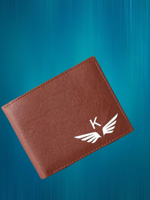 KEYUR Men Casual Tan Artificial Leather Wallet(3 Card Slots)