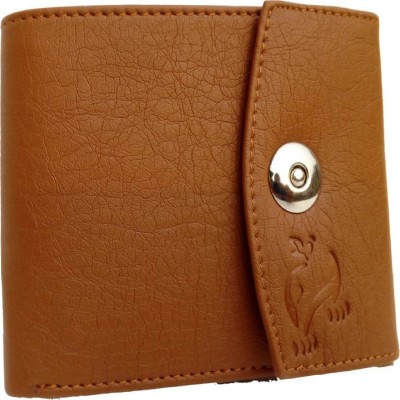 White Bear Men Casual, Casual, Travel Tan Artificial Leather Wallet(6 Card Slots)