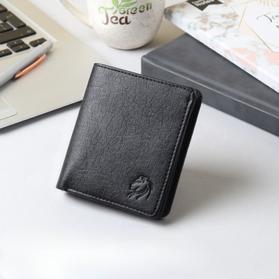 VEMILIO Men & Women Casual, Evening/Party, Formal, Travel, Trendy Black Artificial Leather Wallet(8 Card Slots)