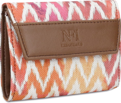 NFI essentials Women Casual Multicolor Jute Wallet(6 Card Slots)