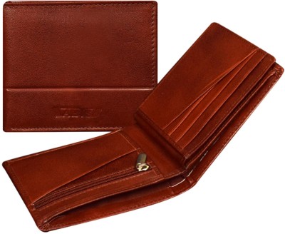 ABYS Men Casual, Formal, Trendy Brown Genuine Leather Wallet(11 Card Slots)