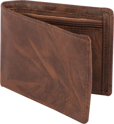 Spyrse Men Casual, Travel, Formal Brown Artificial Leather Wallet(4 Card Slots)