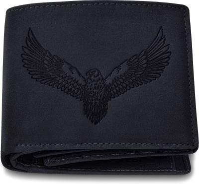 URBAN FOREST Men Casual, Formal, Travel, Trendy Black Genuine Leather Wallet