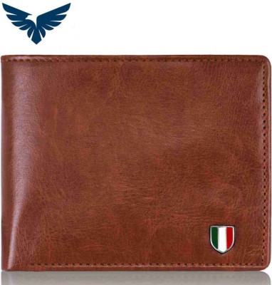 TAQWA Men Casual Tan Genuine Leather, Artificial Leather Wallet(5 Card Slots)