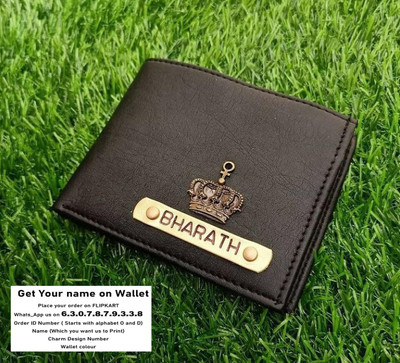 Navya Royal Art Men Casual, Formal, Evening/Party, Formal, Trendy Black Artificial Leather, Genuine Leather Wallet(2 Card Slots)