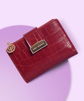 LINO PERROS Women Casual Red Artificial Leather Wallet(6 Card Slots) deal from flipkart