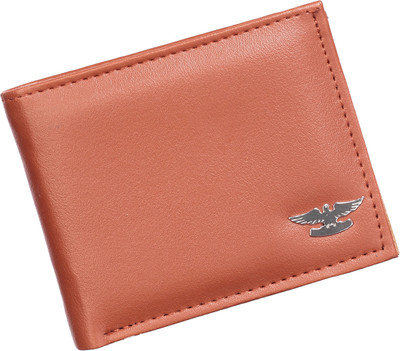 Mundkar Men Tan Artificial Leather Wallet(5 Card Slots)