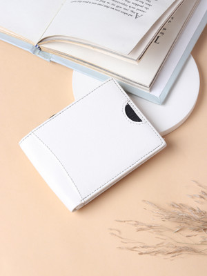 METRONAUT Men Casual White Artificial Leather Wallet(8 Card Slots)