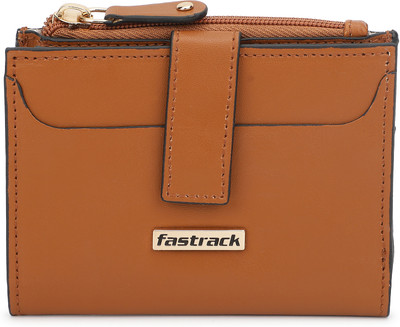 Fastrack Girls Casual Tan Artificial Leather Wallet(8 Card Slots)