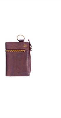 Kompanero Men Formal Brown Genuine Leather Wallet(11 Card Slots)