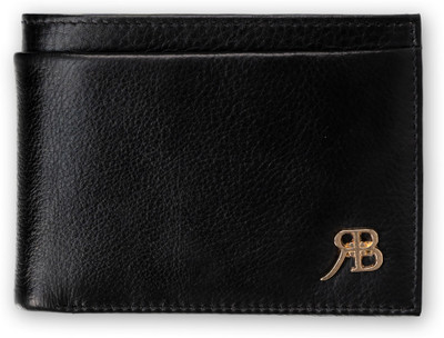 Rich Born Men Evening/Party Black Genuine Leather Wallet(12 Card Slots)