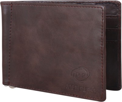 Nice Purse Men Brown Artificial Leather Wallet(6 Card Slots)