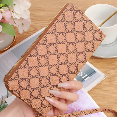 SYGA Women Casual Brown Artificial Leather Wallet(11 Card Slots)