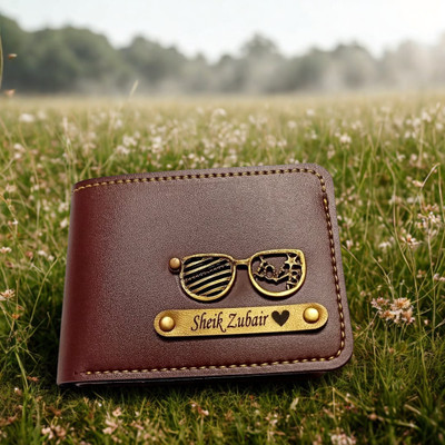 MONISTRY Men Evening/Party, Casual, Ethnic, Formal, Trendy Brown Artificial Leather Wallet(3 Card Slots)