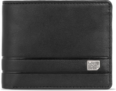 Lavie Sport Men Casual Black Artificial Leather Card Holder(6 Card Slots)