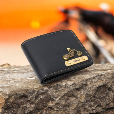 VenussVault Men & Women Casual, Formal, Evening/Party, Formal, Trendy Black Artificial Leather, Genuine Leather Wallet(5 Card Slots)