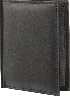 ACCIVA Men & Women Casual, Ethnic, Evening/Party, Casual Black Genuine Leather Card Holder(6 Card Slots)