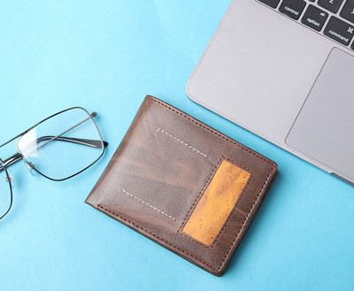 METRONAUT Men Casual, Formal, Evening/Party Brown Artificial Leather Wallet(3 Card Slots)