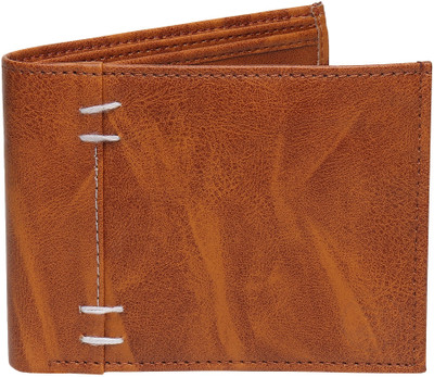 Zoro United Men Tan Artificial Leather Wallet(3 Card Slots)