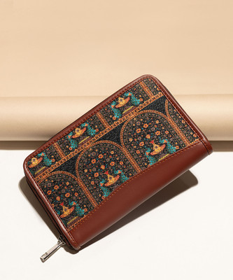 ZOUK Women Casual Multicolor Jute Wallet(4 Card Slots)