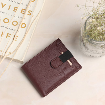 MAG BEE LEATHERS Men Casual, Evening/Party, Formal, Trendy, Travel Brown Artificial Leather Wallet(5 Card Slots)