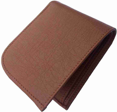 ESTILO FLEM Men Brown Artificial Leather Wallet(6 Card Slots)