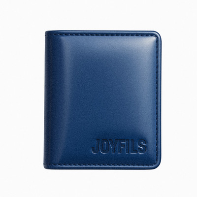 JOYFILS Boys Travel, Formal, Evening/Party Blue Genuine Leather Wallet(3 Card Slots)