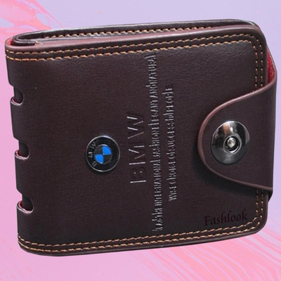 ESTILO FLEM Men Casual Brown Artificial Leather Wallet(6 Card Slots)