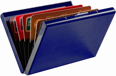 THR3E STROKES 6 Card Holder(Set of 1, Blue)