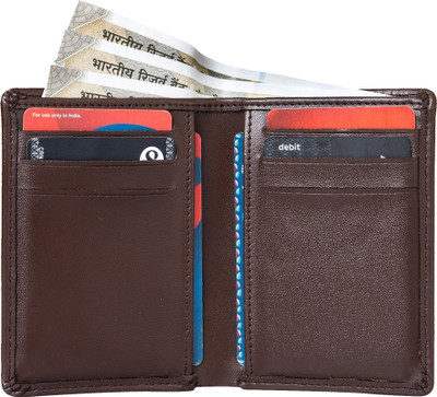 HouseOfCommon 4 Card Holder(Set of 1, Brown)