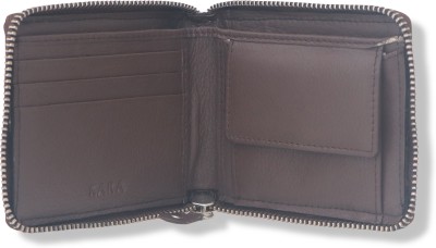 KARA Men Casual, Formal, Casual, Travel, Trendy Tan Genuine Leather Wallet(3 Card Slots)