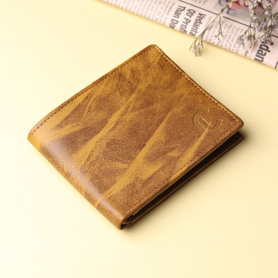 CRAFTLINE Men Casual Tan Artificial Leather Wallet(6 Card Slots)