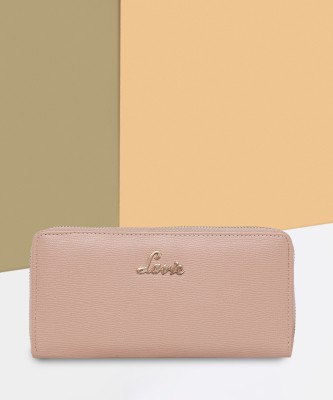 LAVIE Women Casual Pink Artificial Leather Wallet(8 Card Slots)