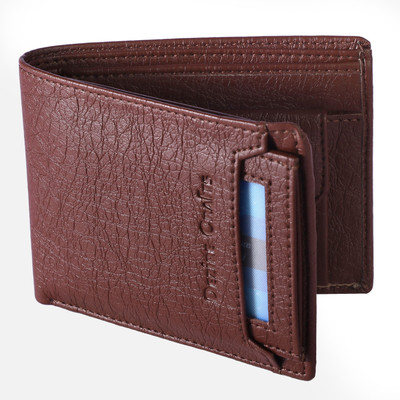 DEZiRE CRAfTS Men Formal Brown Artificial Leather Wallet(8 Card Slots)