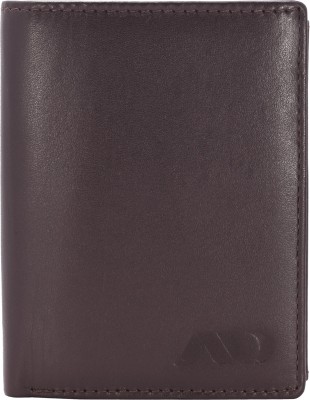 ANNODYNE Men Casual Brown Genuine Leather Wallet(4 Card Slots)