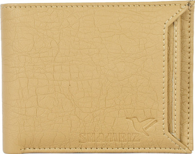 SHAMRIZ Men Beige Artificial Leather Wallet(7 Card Slots)
