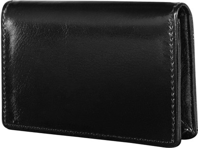 JPEnterprises Men & Women Casual Black Artificial Leather Card Holder(20 Card Slots)