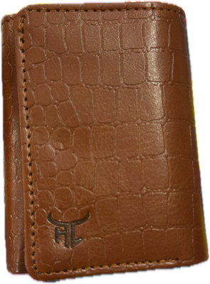 Highlark Men & Women Casual, Formal, Travel, Trendy, Evening/Party Brown Artificial Leather, Aluminium Card Holder(11 Card Slots)