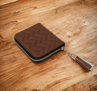 Vinsage Women Trendy, Casual, Evening/Party Brown Artificial Leather Wallet(3 Card Slots)