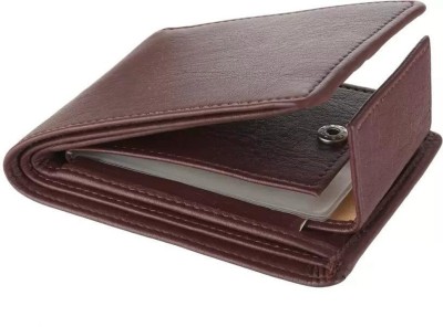 Highlark Men Formal Brown Artificial Leather Wallet(8 Card Slots)