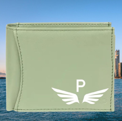 KEYUR Men Casual Green Artificial Leather Wallet(6 Card Slots)